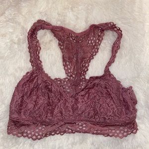 Pink aerie bra